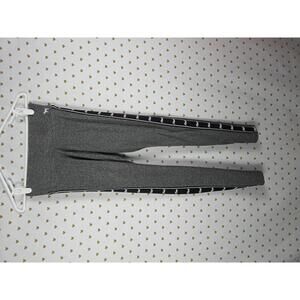 Victorias Secret PINK Logo stripe Leggings YOGA Grey XS